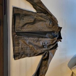 Leather Bike Jacket, 4XL, rustic brown